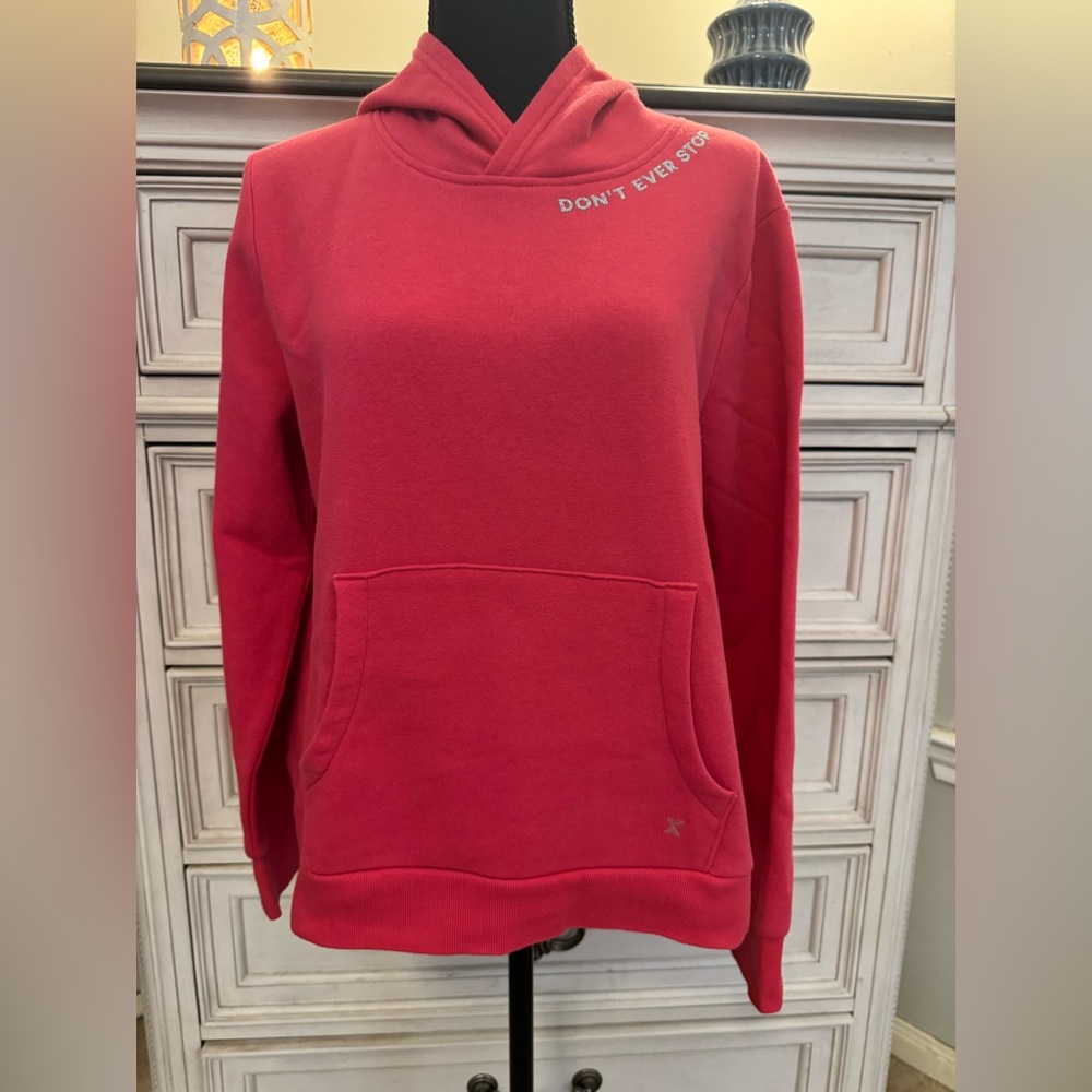 Xersion Don’t Ever Stop Bold Red Hoodie for Women